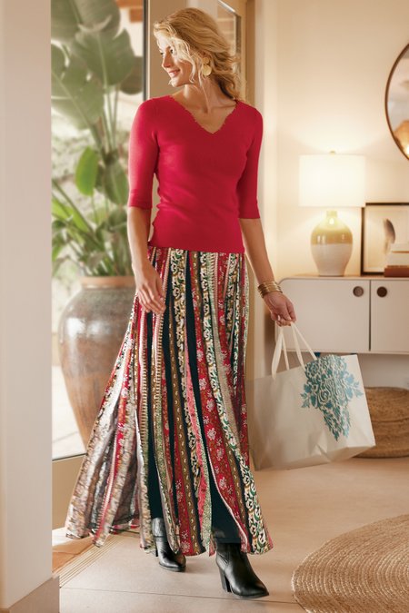 Women Sari Skirt