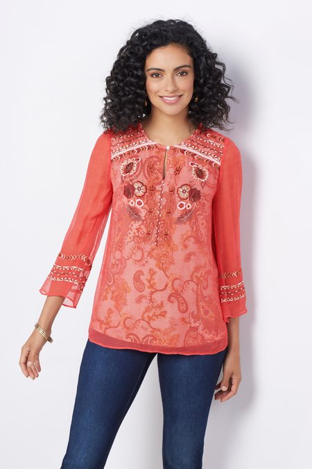 Tannon Embroidered Top