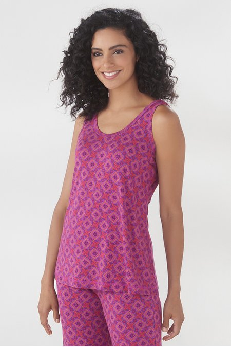 Women Blissful Bamboo Dreaming Violet Cami