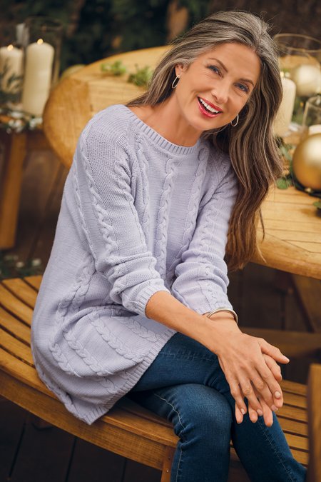 Flurry Tunic Pullover Sweater
