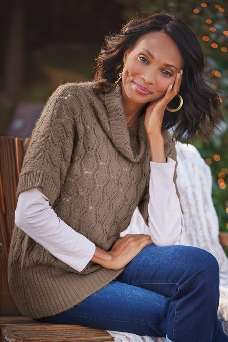 Roxanna Tunic Pullover Sweater