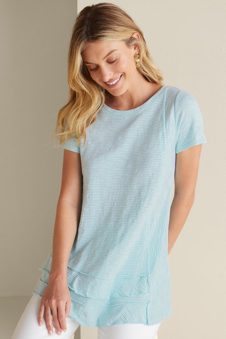 Coco Pima Short Sleeve Tunic Tee