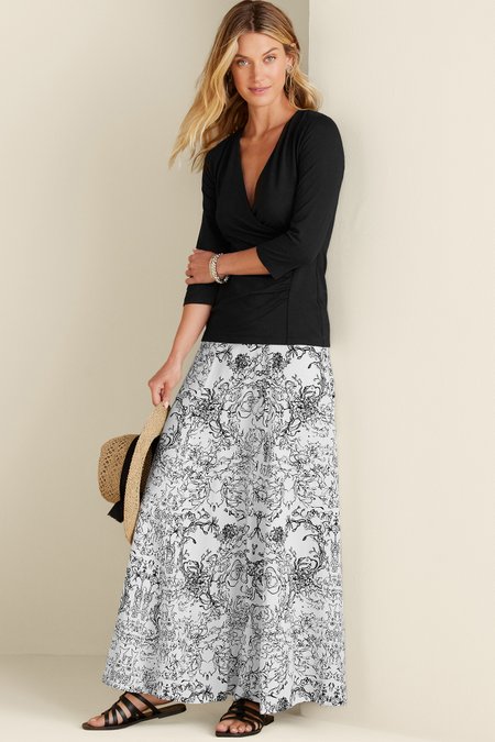 Women Amaranth Skirt | Soft Surroundings Outlet