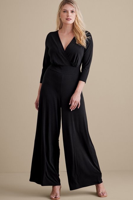 Petites 3/4 Sleeve Penelope Jumpsuit