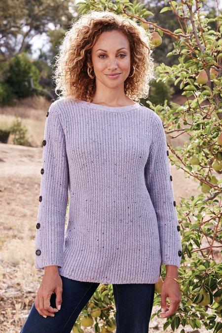 Petites Shaker Stitch Pullover