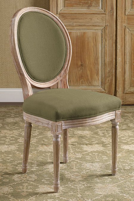 Oval Back Bergere Side Chair Vanity Upholstered Dining Oval Back Bergere Side Chair Vanity Upholstered Dining Vintage Desk Soft Surroundings Outlet
