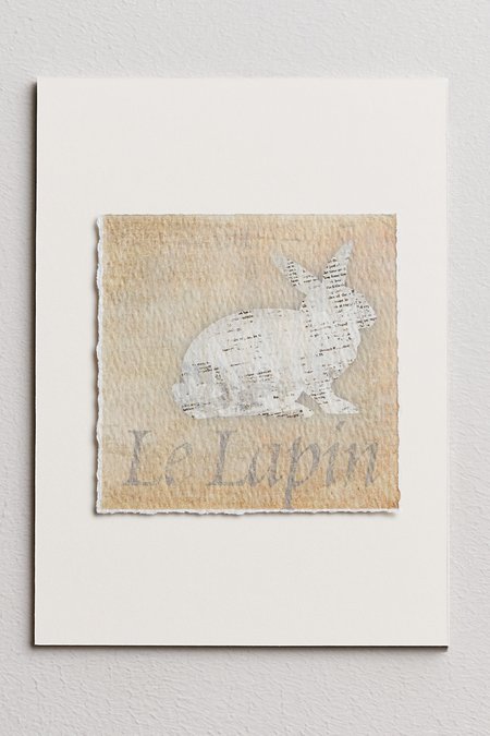 Les Animaux Deckled Edge Print