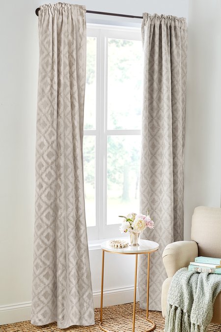 Ikat Drapery Panel