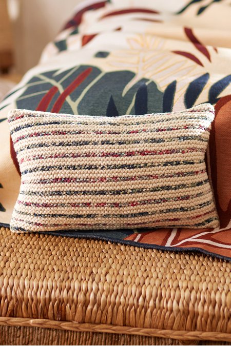 Reclaimed Sari Rectangle Decorative Pillow
