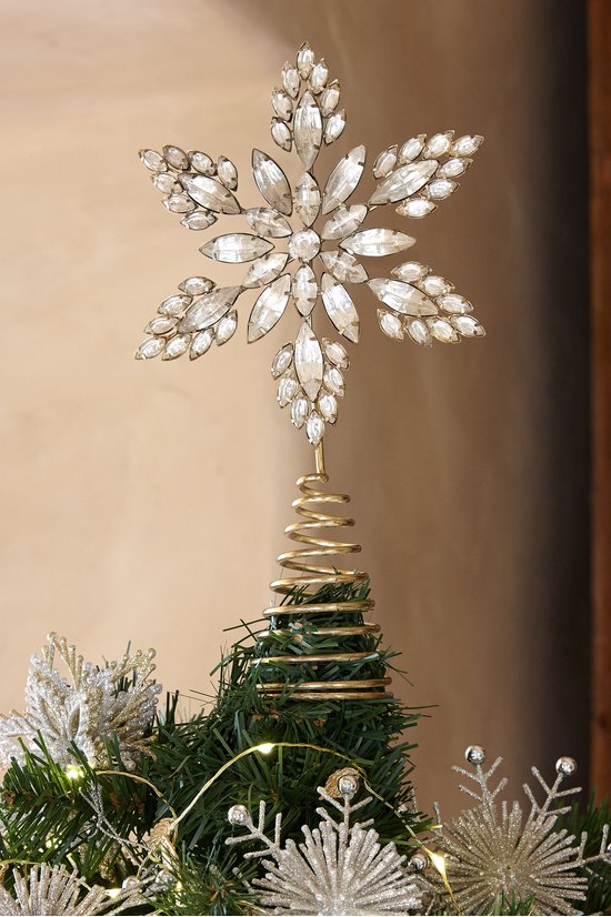 Metal Star Tree Topper - Christmas Tree Topper, Holiday Tree Topper