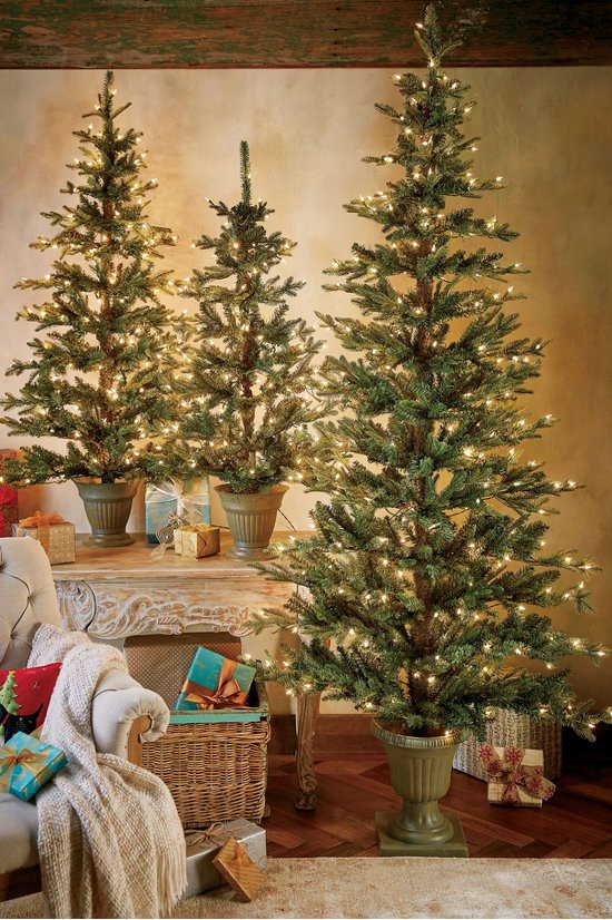 Flat Holiday Prelit Tree Soft Surroundings