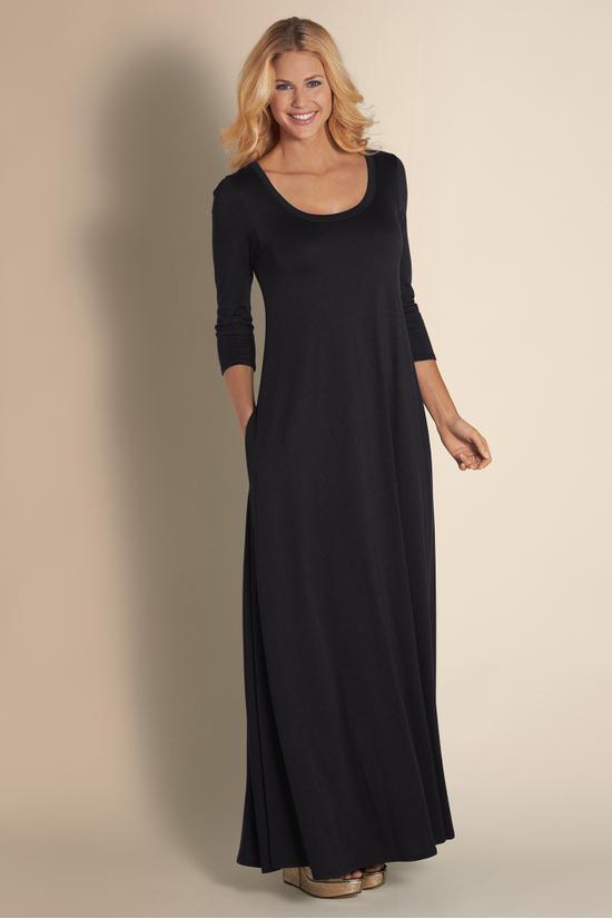 Santiago 3 4 Sleeve Dress Soft Surroundings   29253 