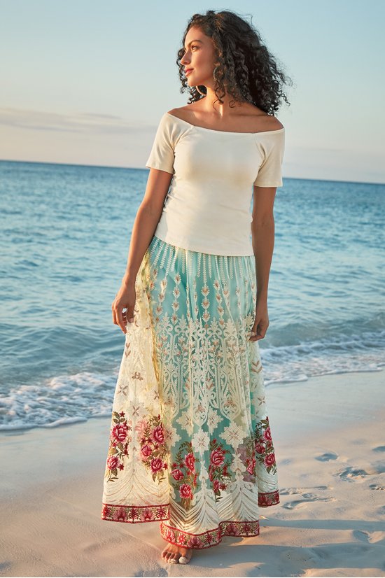 soft surroundings maxi skirt