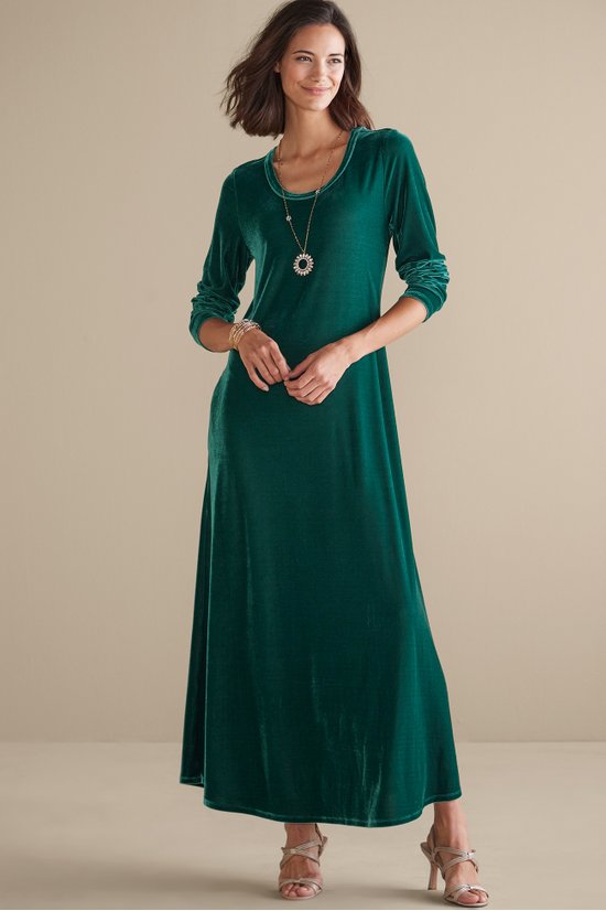 SOFT SURROUNDINGS Women Size XL Green Dress