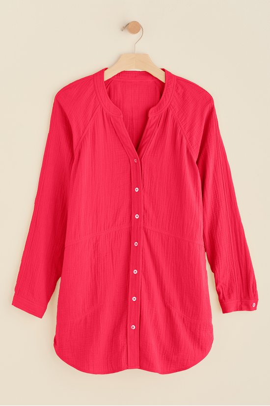 Jodi Gauze Shirt - Gauze Pocket Shirt | Soft Surroundings