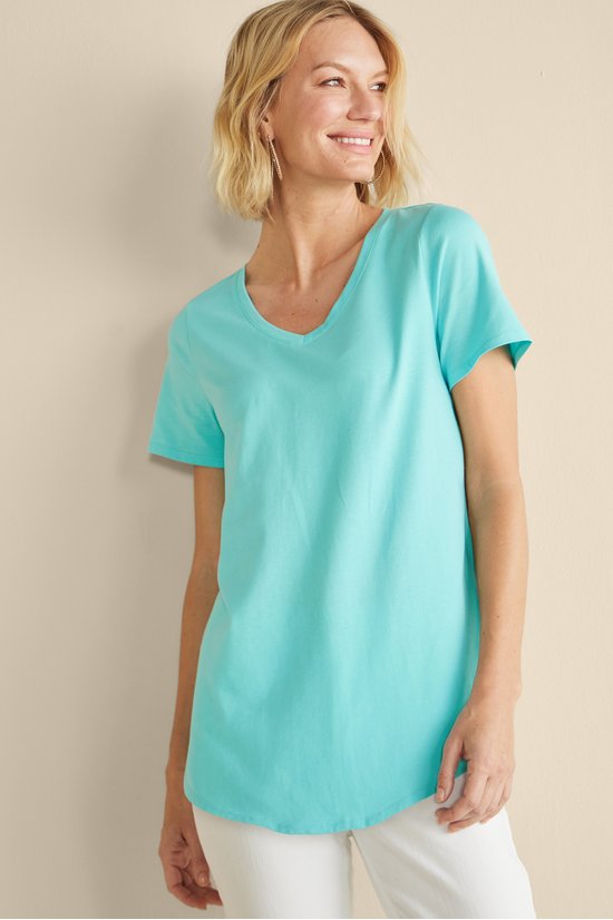 Soft Essential™ SUPIMA® Isabel Short Sleeve Tunic