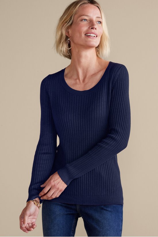 Soft Essential™ Ribbed Pullover Sweater