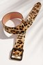 Animal Print Belt With Square Buckle Photo