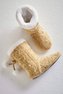 Chenille Sherpa Slippers Photo