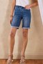 Petites Ultimate Denim Pull On Relaxed Shorts Photo