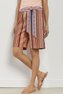 Women Summer Breeze Stripe Linen Shorts Photo
