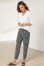 Go Lively Stamped Floral Cargo Pants Photo