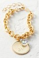Monogram Gold Charm Bracelet Photo