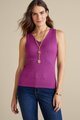 Soft Essential™ Ribbed Sweater Tank Photo