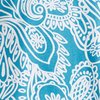 ABSTRACT CYAN PAISLEY Swatch