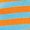 Aqua/orange Stripe Swatch